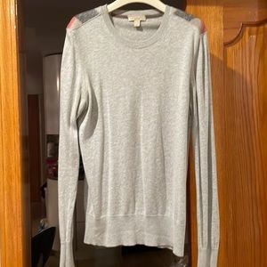 Mens Burberry sweater cashmere and cotton